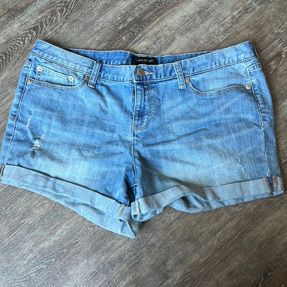 Denim shorts